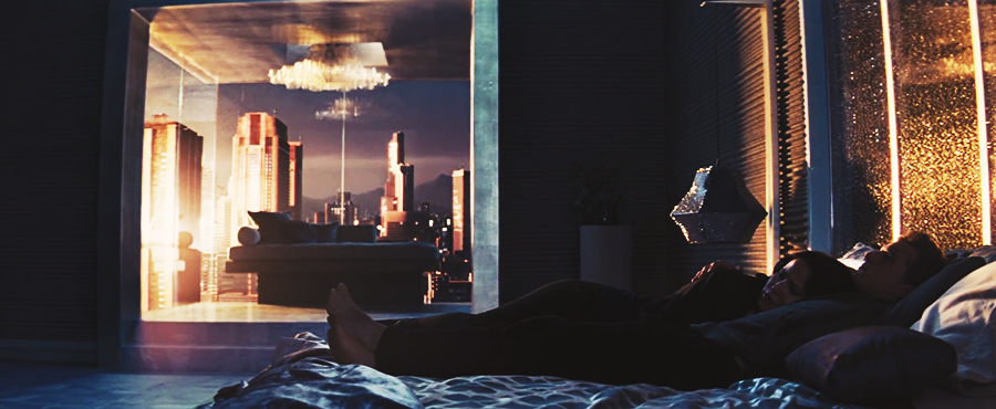 catching fire katniss peeta sleeping